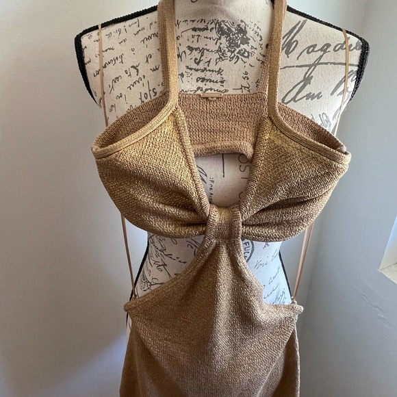 Cult Gaia Serita Dress Gold - Picture 7 of 13